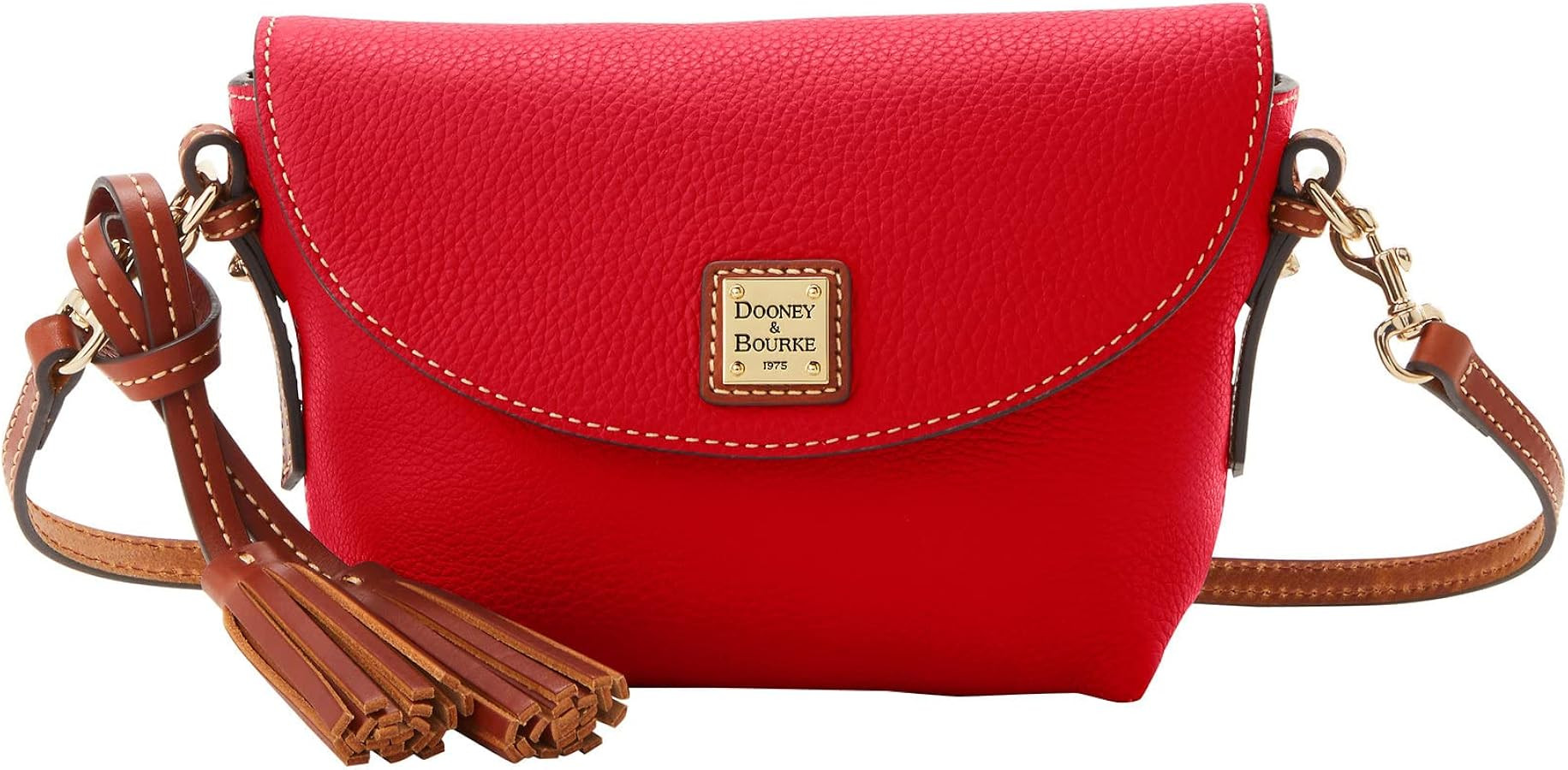 Dooney & Bourke Handbag, Pebble Grain Crossbody Saddle Bag | Amazon (US)