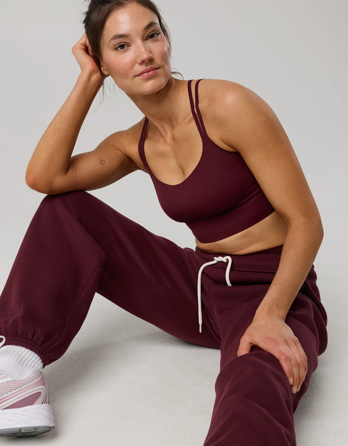 OFFLINE By Aerie Real Me XTRA Hold Up! Strappy Sports Bra | American Eagle Outfitters (US & CA)
