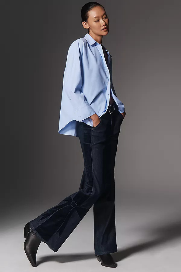 Bow Peep High-Rise Flare Jeans | Anthropologie (US)