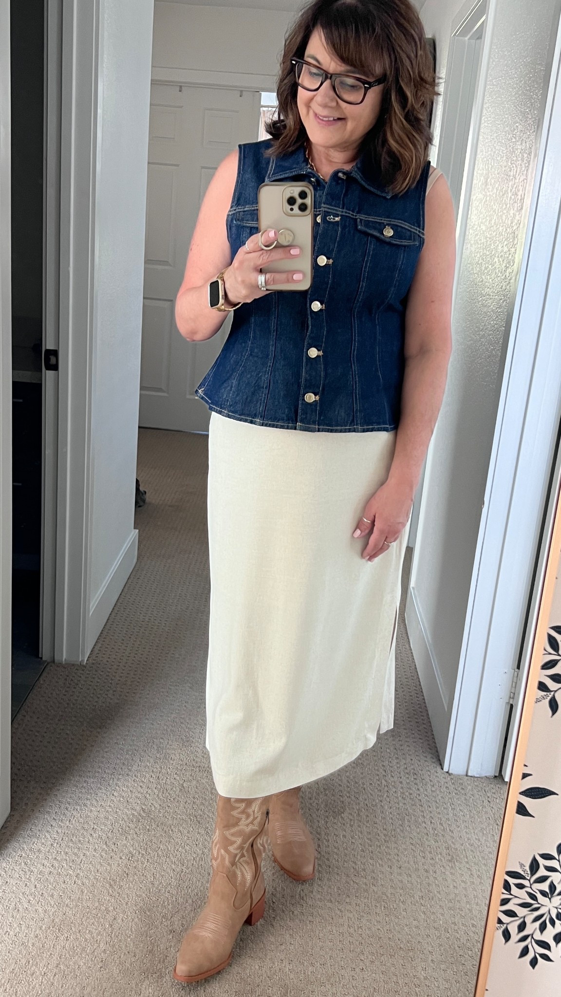 Another look with this Jean vest and boots!

#LTKTall #LTKgrwm #LTKSpringSale