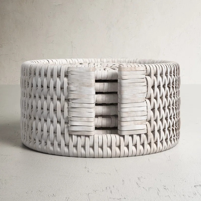 Camden Round 6 -Piece Coaster Set With Holder | Wayfair North America