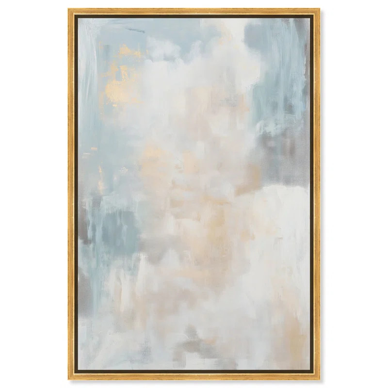 Blue and Beige II Canvas Minimalist Boho by Art Remedy | Wayfair North America