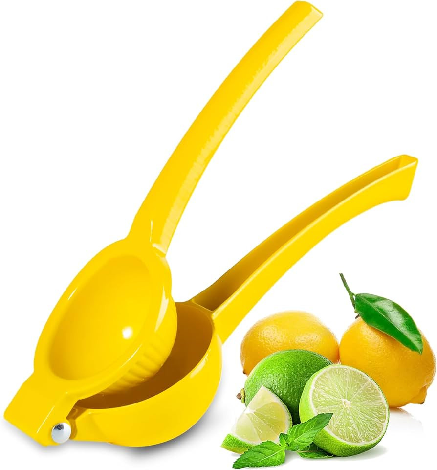 TEZZ Lemon Squeezer, Large Metal Manual Lime Citrus Juicer Hand Press | Amazon (US)