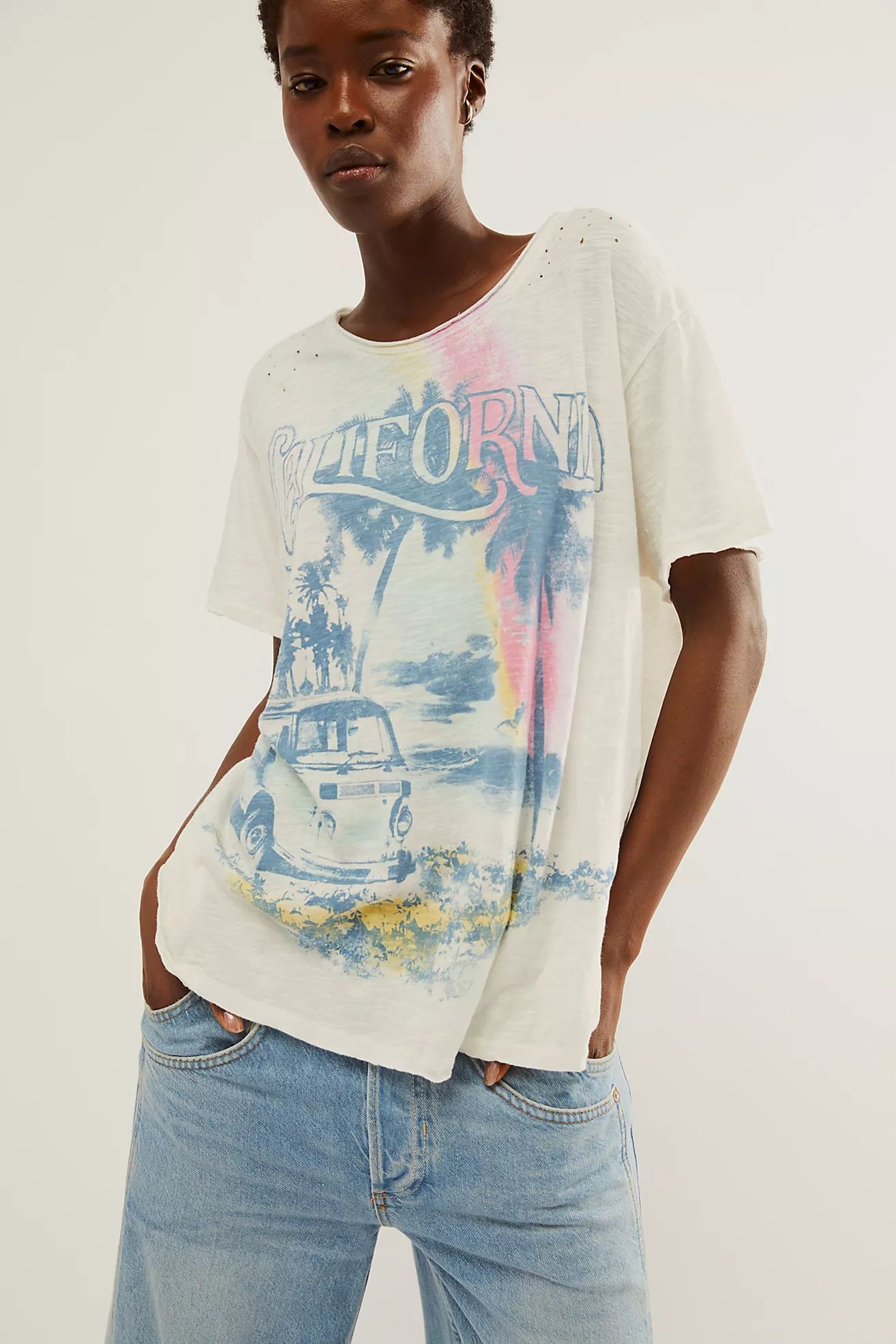 Magnolia Pearl Where The Poppy Grows Tee | Free People (Global - UK&FR Excluded)