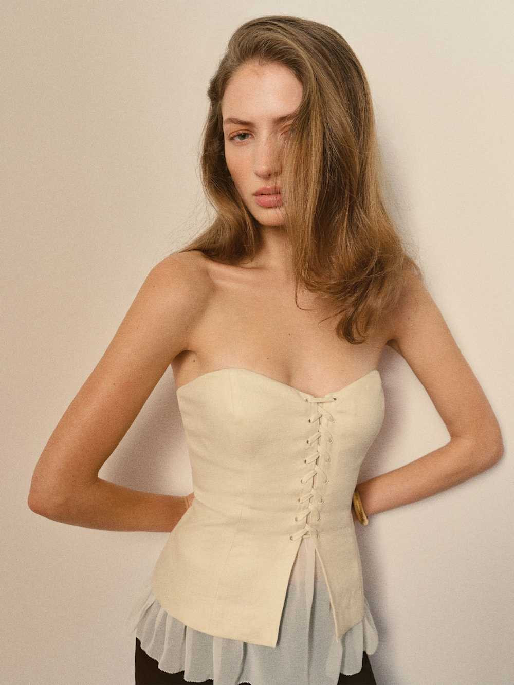 Colette Linen Top | Reformation (Global)