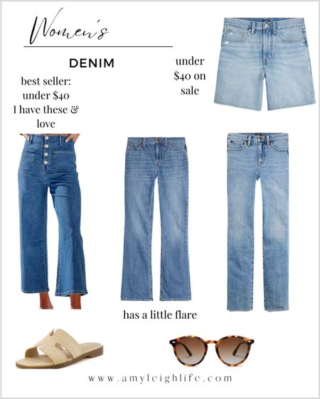 Women’s denim. I have the three pairs of jeans and love them all!

Jeans, jeans outfit, jeans and heels, jeans for work, jeans petite, ankle jeans, bootcut jeans, boot cut jeans, boyfriend jeans, blue jeans, ankle boot cut jeans, ankle bootcut jeans, cute jeans, casual jeans, crop jeans, cropped jeans, casual jeans outfit, denim jeans, distressed jeans, date night outfits jeans, old navy, old navy jeans, flare jeans, fall jeans, flared jeans, flare jeans outfit, cropped flare jeans, split hem jeans, high rise jeans, mid rise jeans, high waisted jeans, high waist jeans, indigo wash, light wash, jeans outfit inspo, wide leg jeans, straight leg jeans, cropped wide leg jeans, mom jeans, midsize jeans, mom jeans outfit, oldnavy, flare jeans outfit, winter jeans outfit, summer jeans outfit, fall jeans outfit, work outfit jeans, ripped jeans, classic jeans, mid rise fit, low rise, skinny jeans, stretch jeans, short jeans, teacher jeans, jeans women, womens jeans, raffia slide sandals, viral sandals, trending sandals

#amyleighlife
#denim

Prices can change. 

#LTKFindsUnder100 #LTKSummerSales #LTKOver40