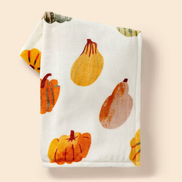 Gourd Printed Plush Throw Blanket - Spritz™ | Target