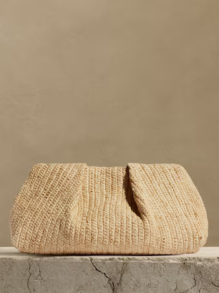 Riviera Raffia Clutch | Banana Republic (US)