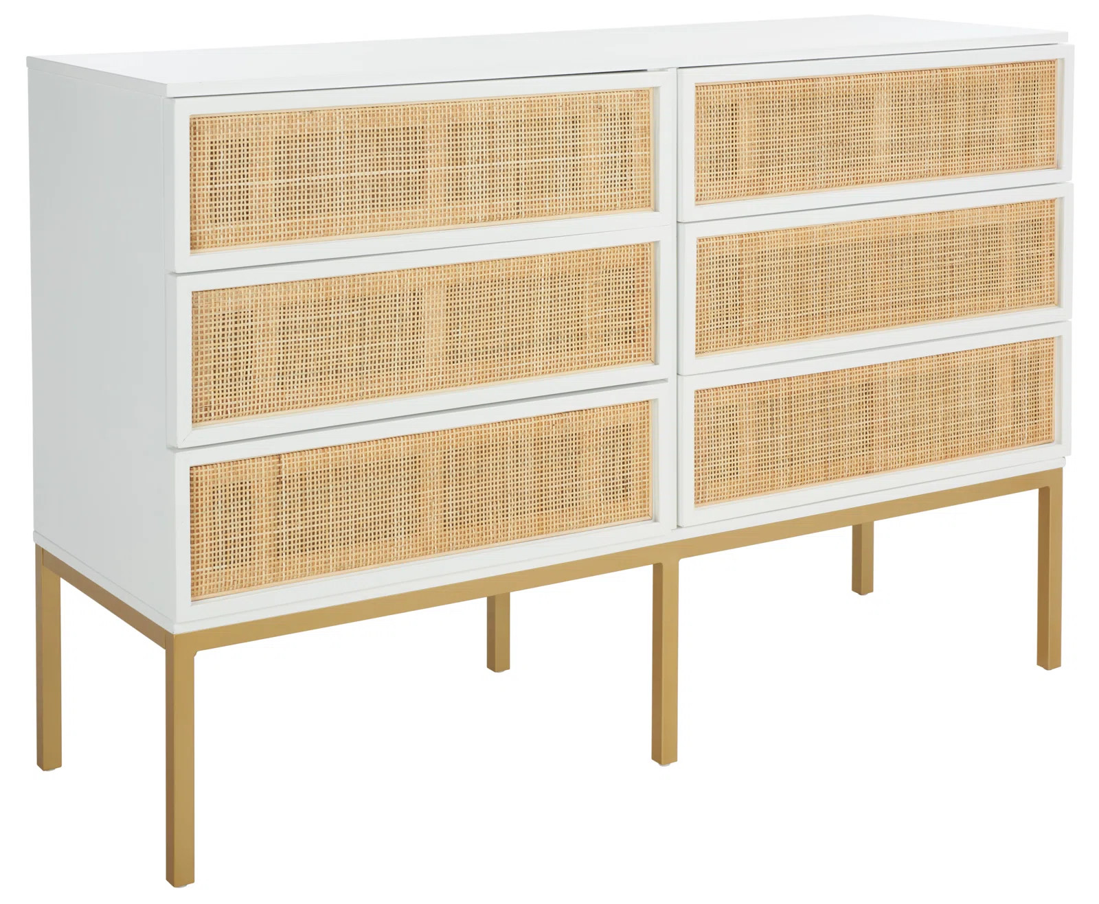 Prudhoe 6 Drawer 54'' W Double Dresser | Wayfair North America