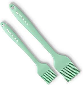 Kitchen Mama Silicone Basting Pastry Brush Gift: Set of 2 Heat Resistant Basting Brushes for Baki... | Amazon (US)