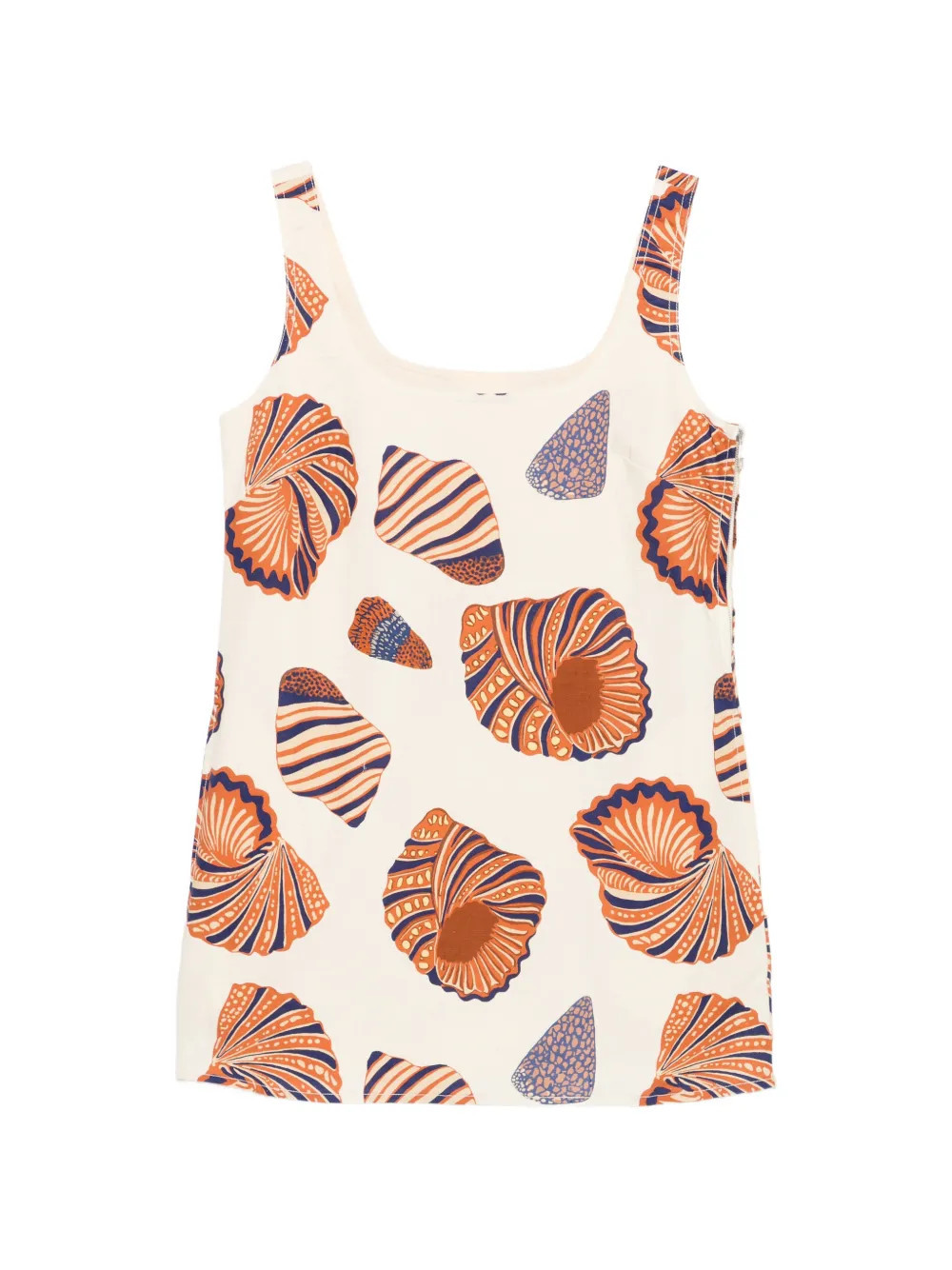 Simon Miller Sahara shell-print mini dress - Neutrals | Farfetch Global