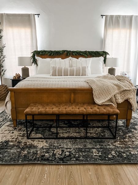Master bedroom inspo
Holiday decor
Neutral Christmas home decor
King bed
Bedding
Rug


#LTKSeasonal #LTKHoliday #LTKhome
