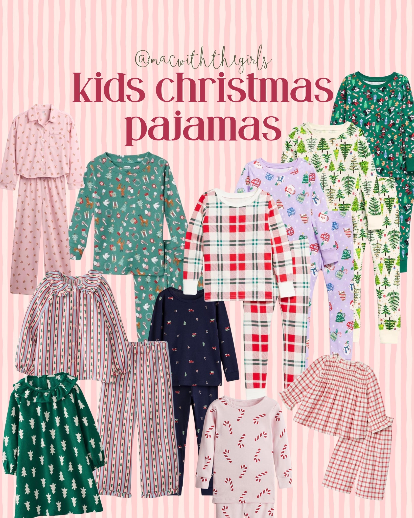 Kids Christmas pajamas / girls / toddler / family pajamas 

#LTKKids #LTKFamily #LTKHoliday