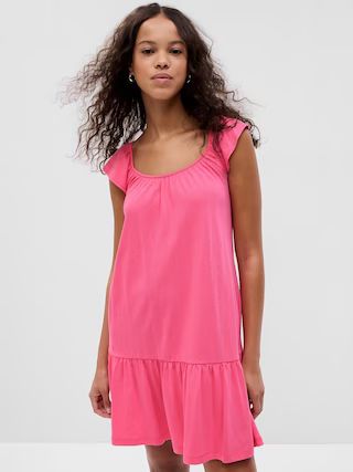 Ruffle Hem Mini Dress | Gap (US)