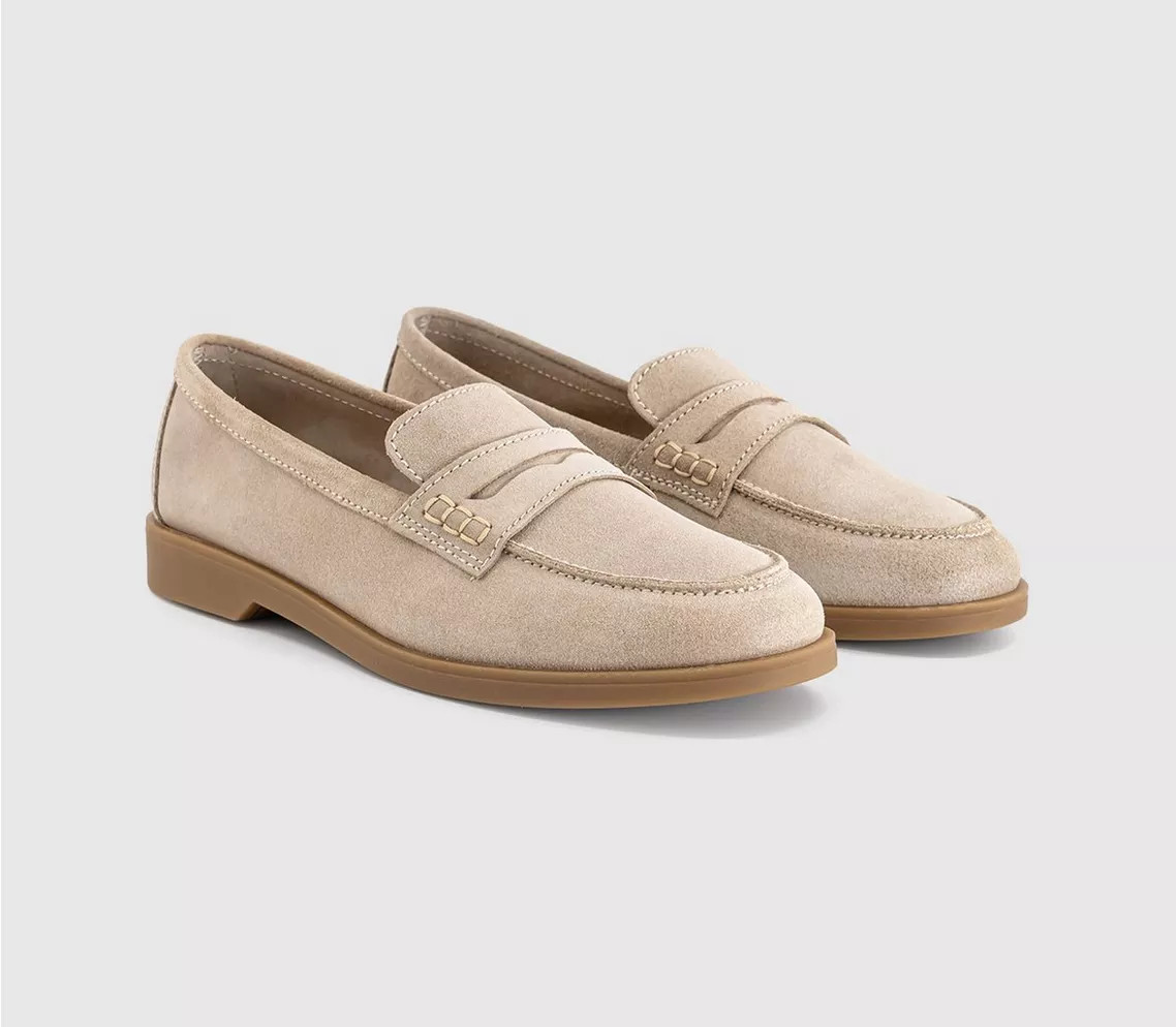 Finesse Gum Sole Penny Loafers | Office Shoes (UK)