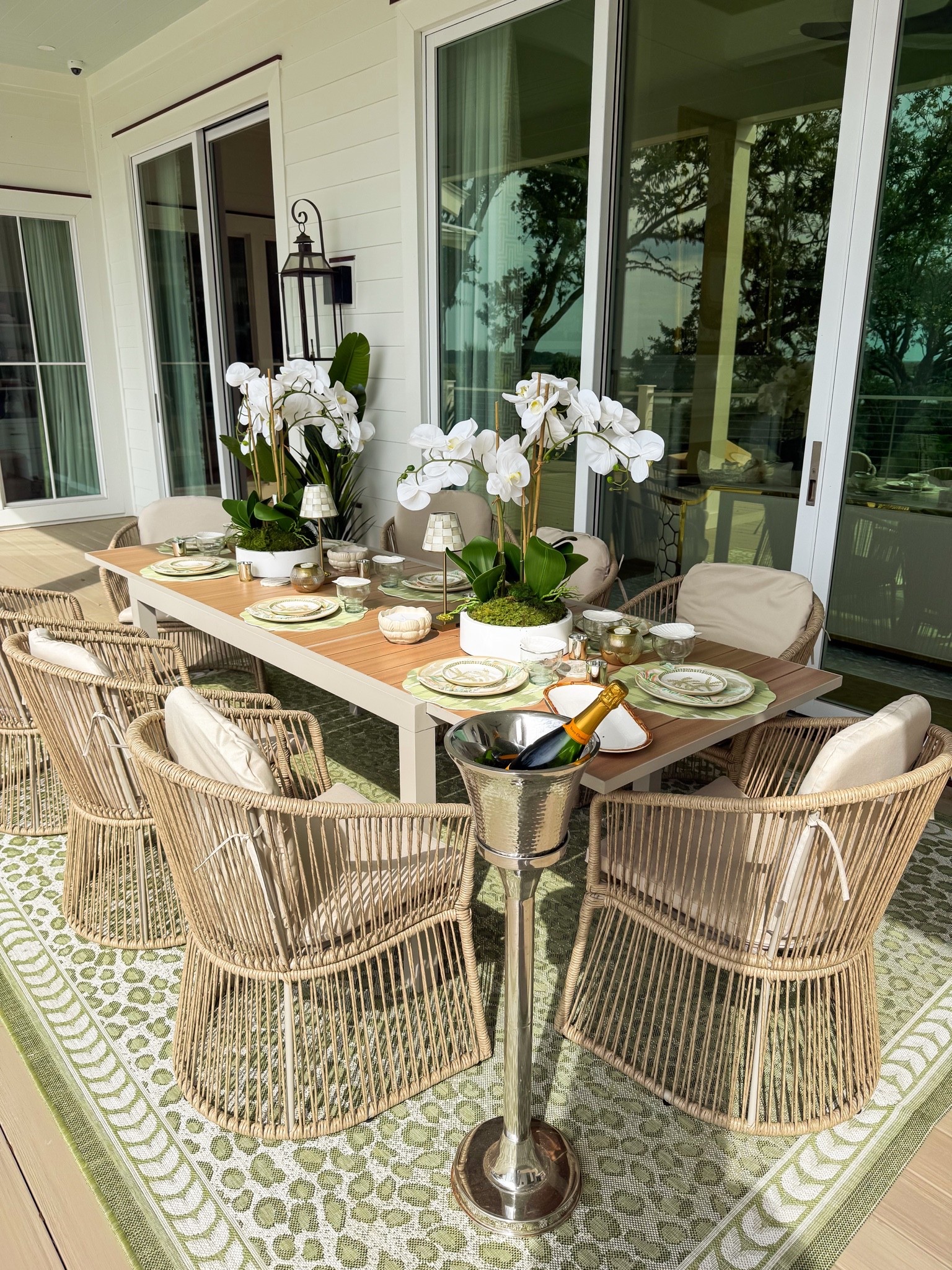 Our beautiful new outdoor dining set - on sale!

#LTKHome #LTKSaleAlert