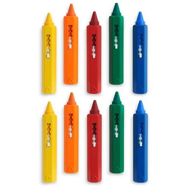 Munchkin Washable Draw Bath Crayons, Non-Toxic, 10 Pack | Walmart (US)