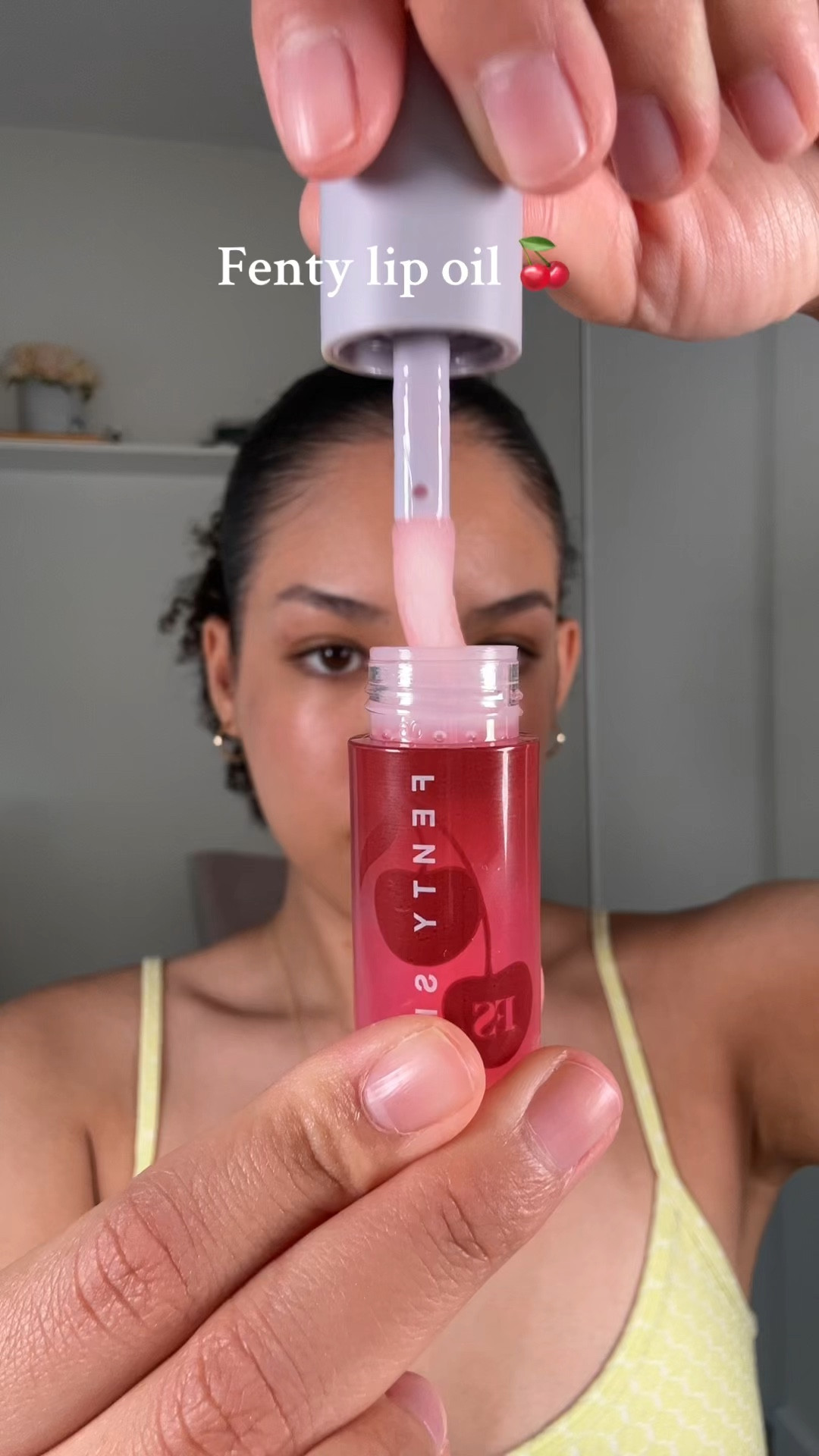 Fenty lip oil in cherry 🍒 

#LTKbeauty #LTKcanada