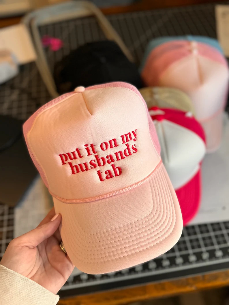 Put It on My Husbands Tab Hat. Summer Hat. Trucker Hat. - Etsy | Etsy (US)