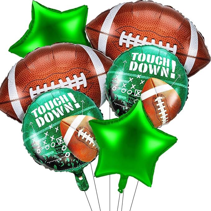 Football Balloons Set, Football Field Balloons and Football Foil Balloons for Tailgate Game Day F... | Amazon (US)