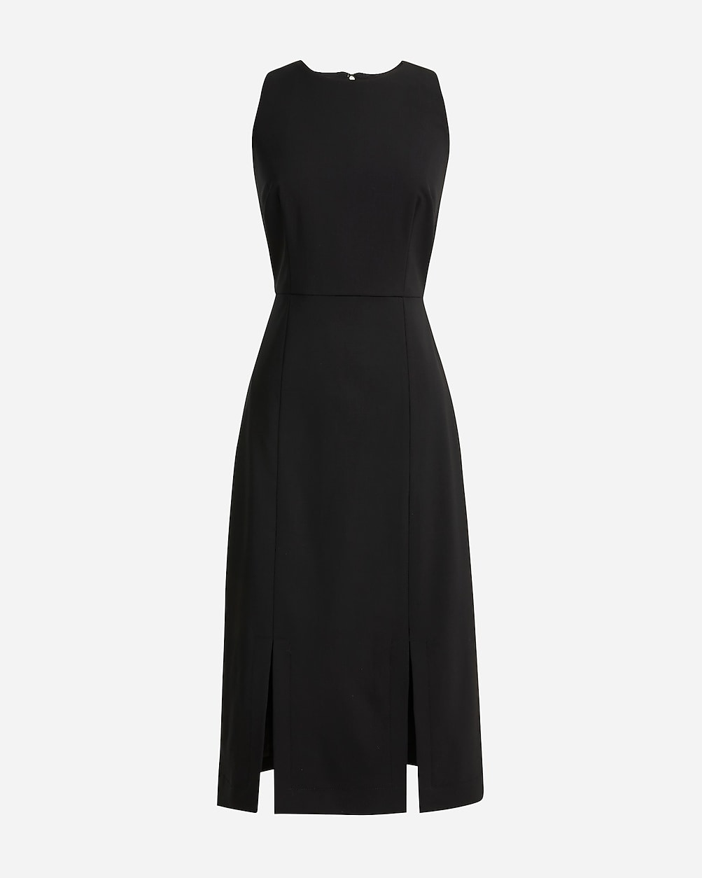 Side-slit shift dress in Italian stretch wool | J. Crew US