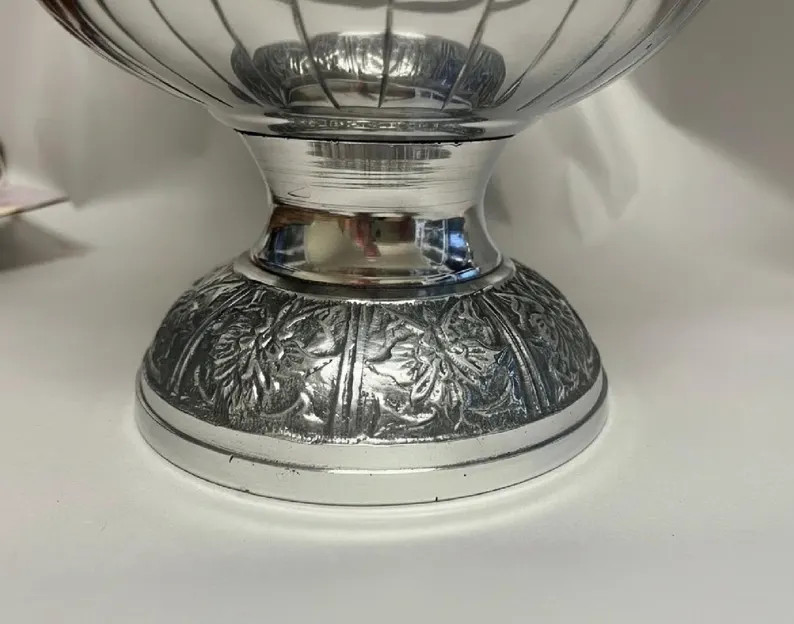 Vintage Silver Tone Wine Bucket | Star Cutouts, Pedestal Base, Hollywood Regency Barware - Etsy | Etsy (Global)