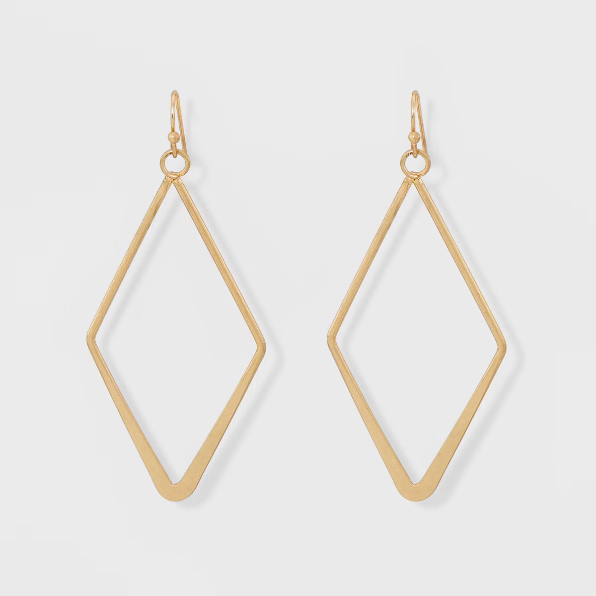 Open Work Diamond Shape Drop Earrings - Universal Thread™ Gold | Target