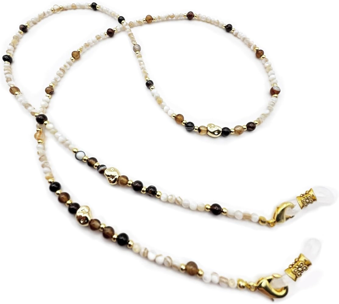 Damanse Beaded Glasses Chain,Eyeglass & Sunglass Strap For Women Stylish | Amazon (US)