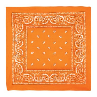 Beistle Orange Fabric Bandanas, 22" x 22", (6/Pkg) Orange | Target