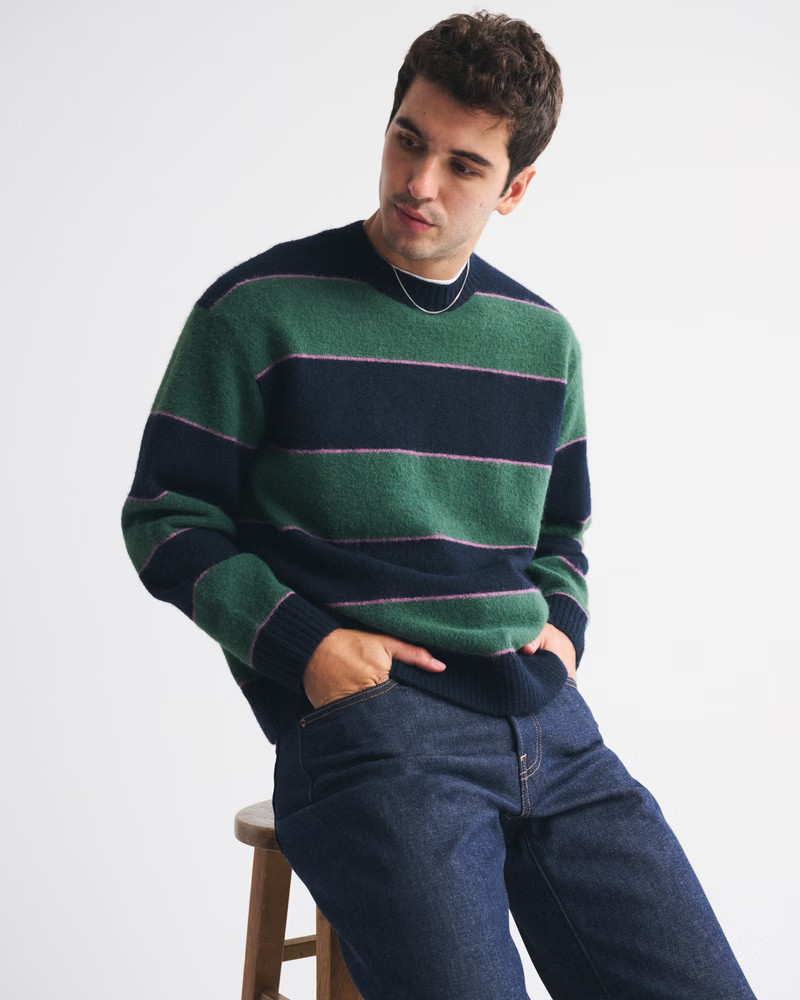 A&F Essential Crew Sweater | Abercrombie & Fitch (US)