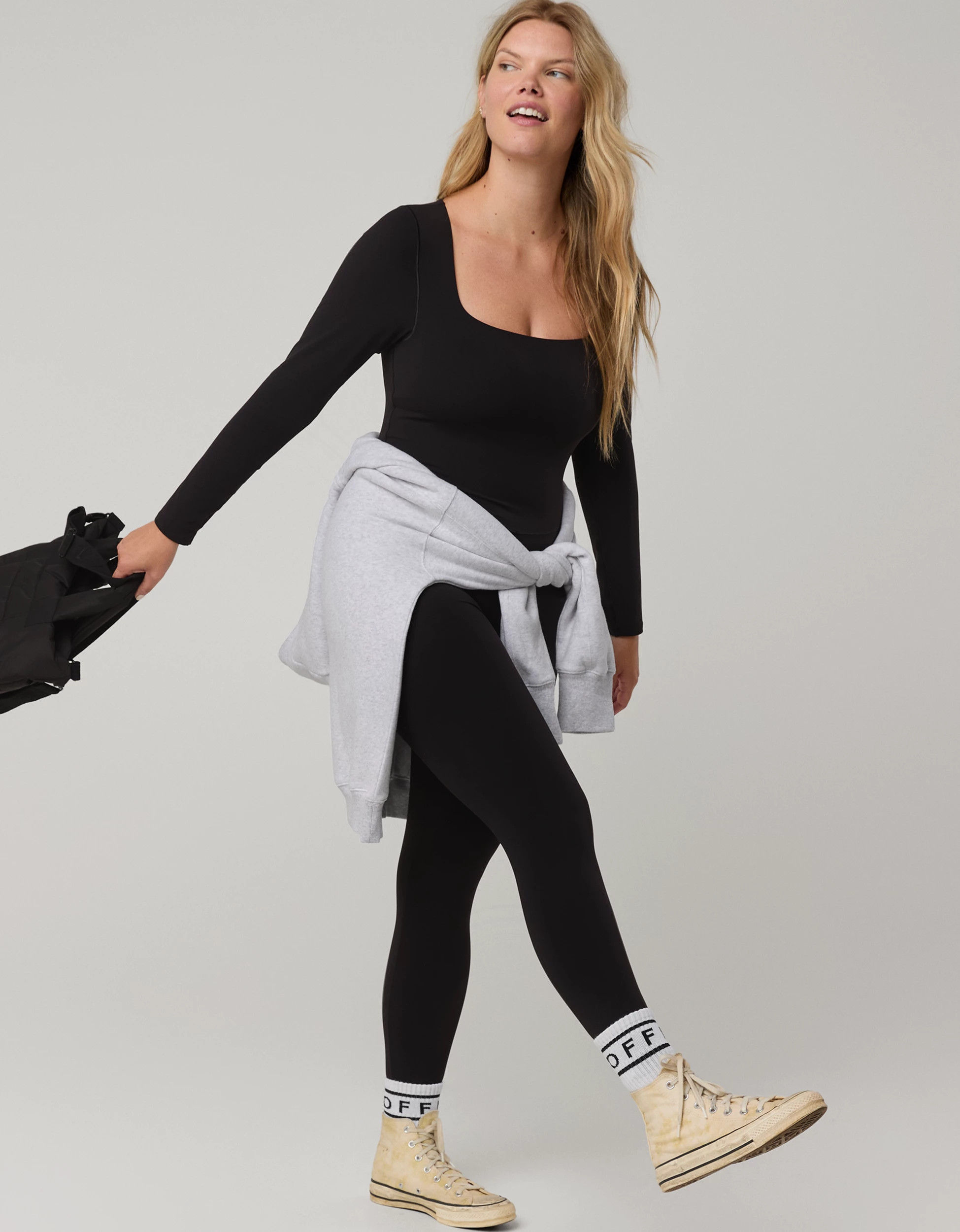 OFFLINE By Aerie Real Me Xtra Long Sleeve Legging Jumpsuit | Aerie