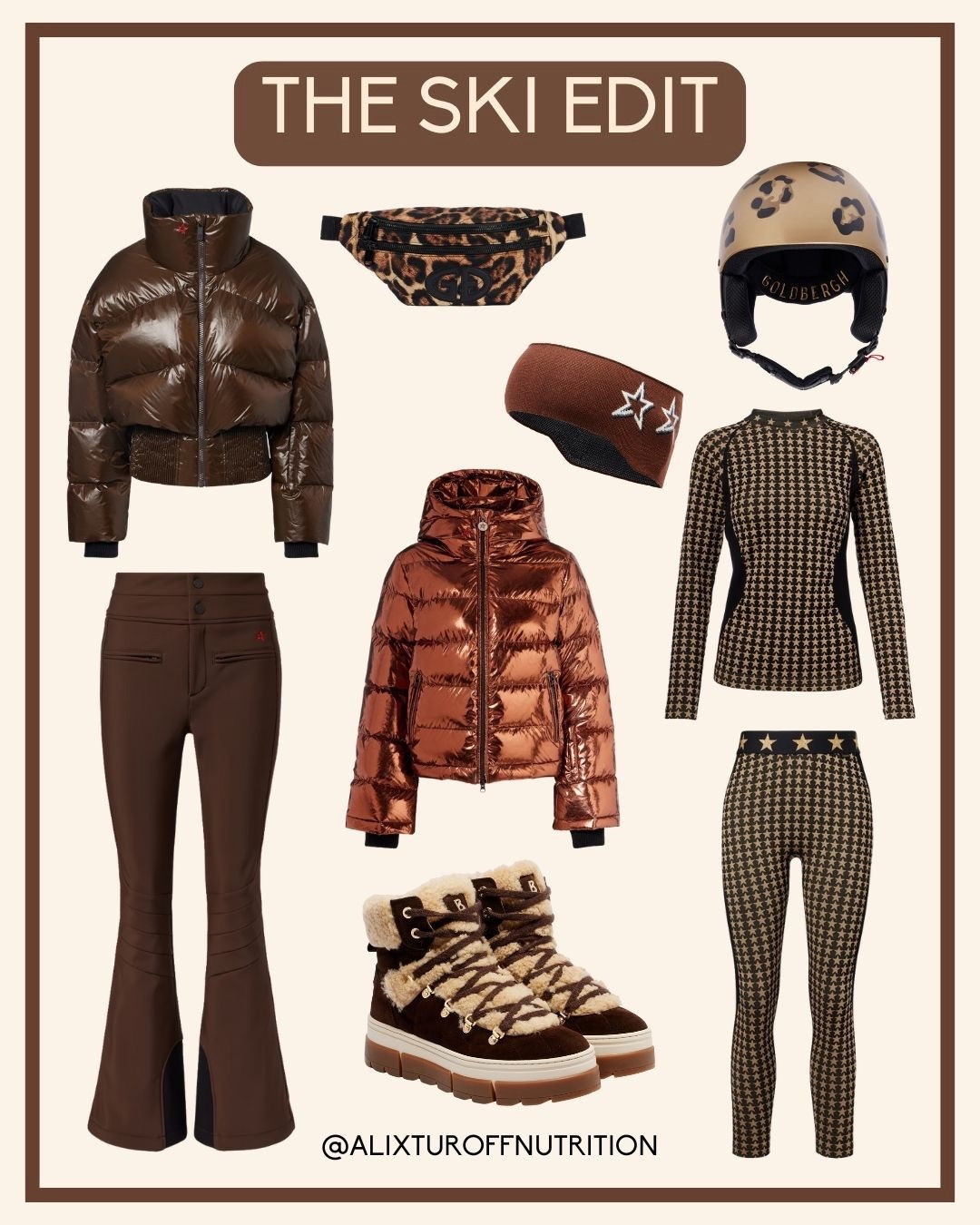 The brown ski edit
#apresski 

#LTKSeasonal #LTKTravel #LTKActive