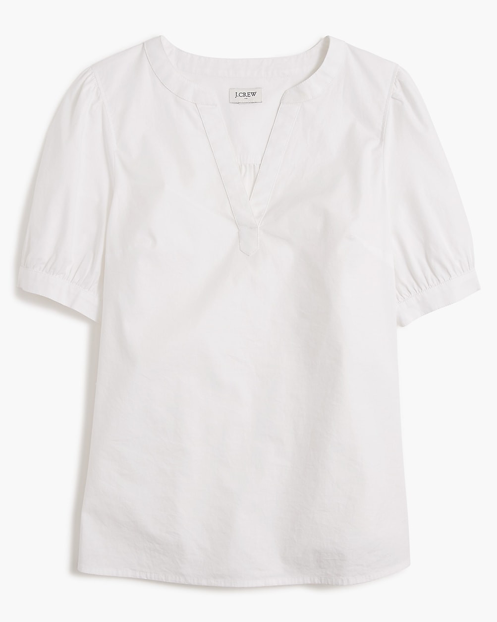 Short-sleeve poplin top | J.Crew Factory