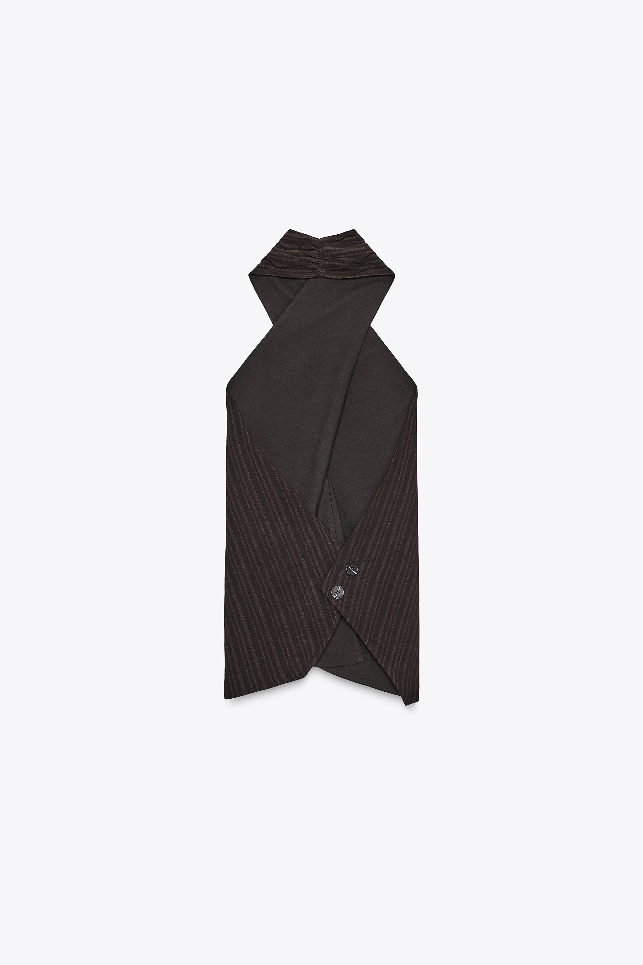 STRIPED HALTER TOP | Zara US