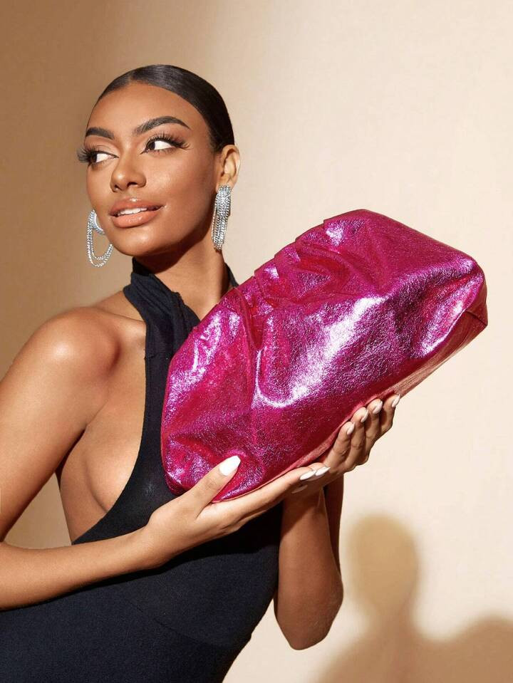 SHEIN SXY Street,Elegant,Women's Glitter Clutch Bag (Random Pattern),Evening Bag,For Party, Prom,Date,Club Valentines | SHEIN