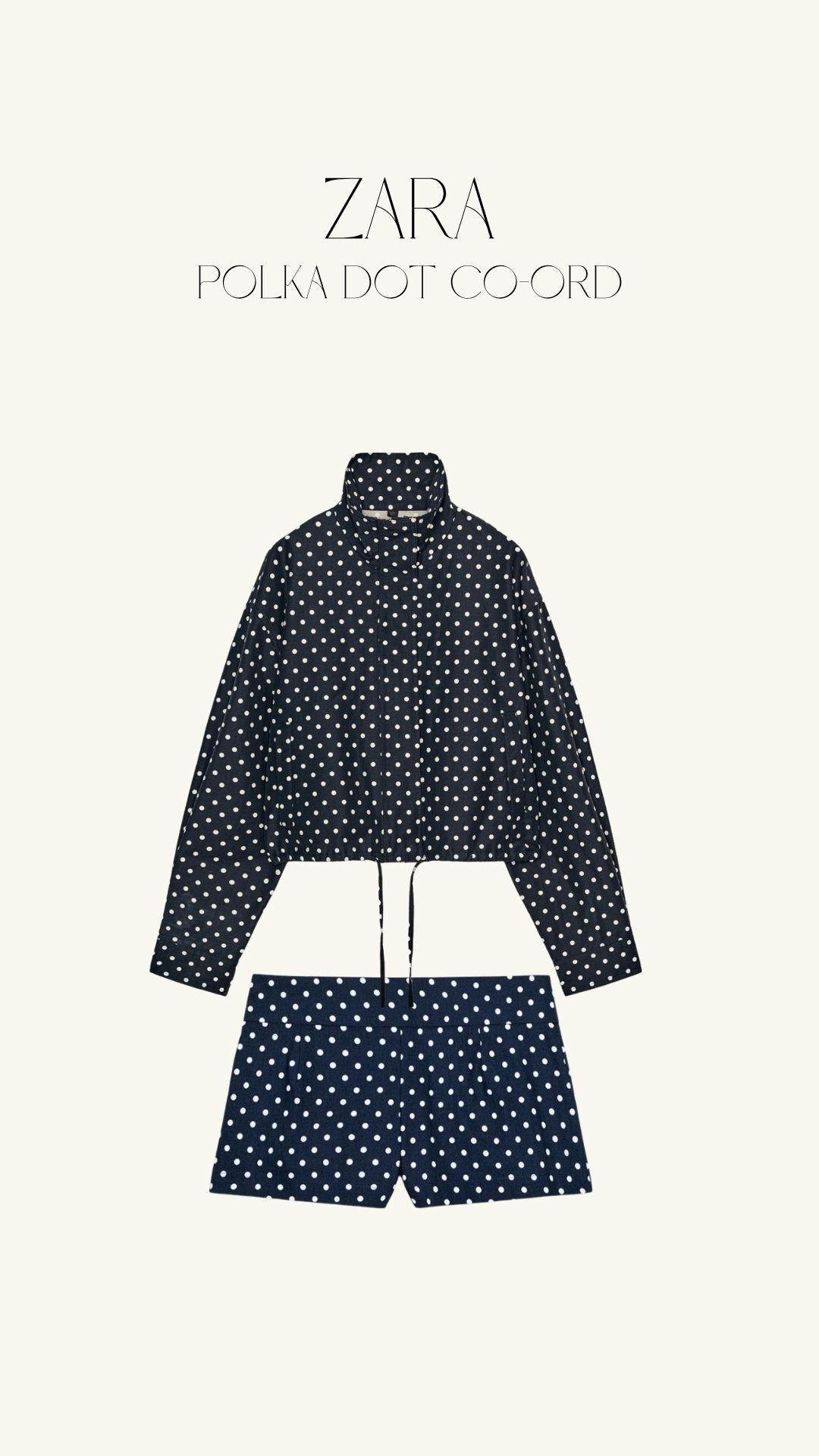 Zara Co-ord Set from the New in this week! 😍 

Polka Dot Shorts, Polka Dot Co-ord, Zara New in, Summer Style, Spring Summer Outfit, Spring Summer Trend  

 #LTKuk #LTKspring #LTKsummer