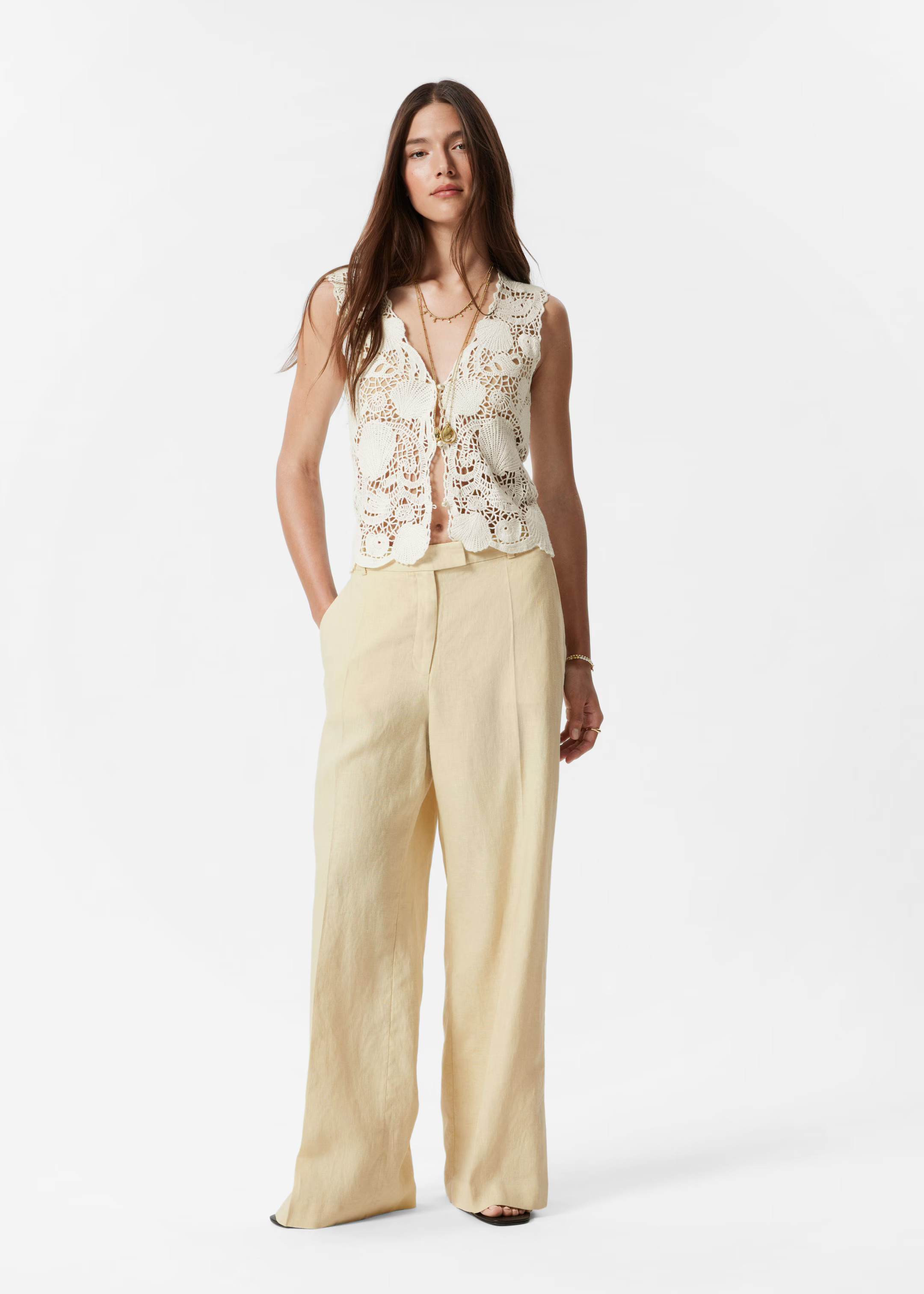 Tailored Linen Trousers | & Other Stories UK