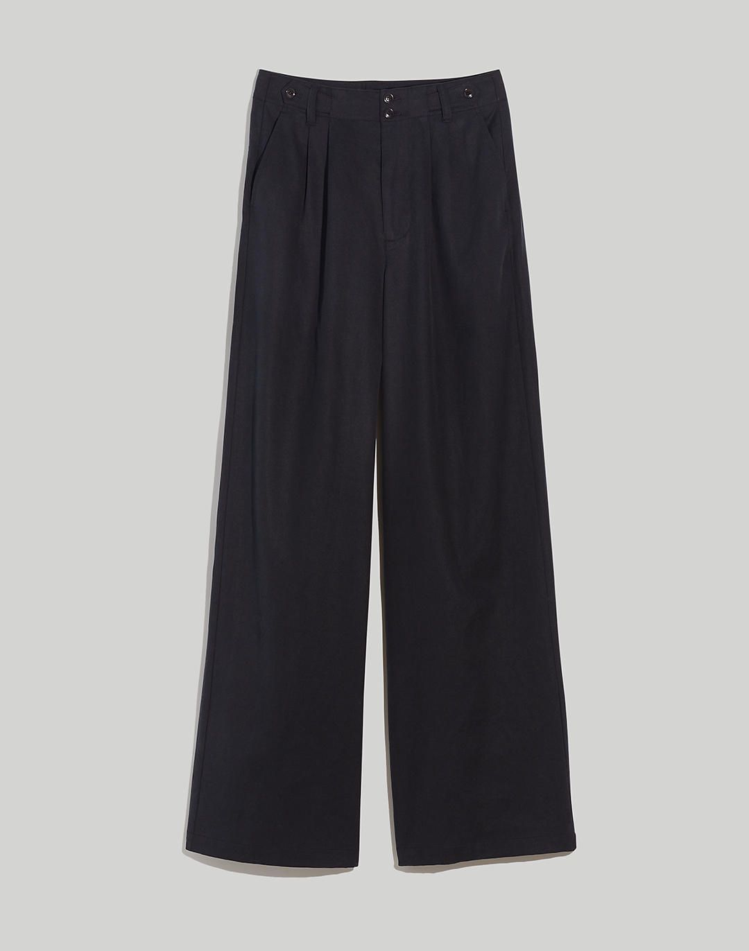 The Plus Harlow Wide-Leg Pant in Linen-Blend | Madewell
