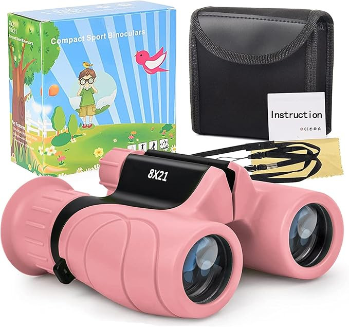 Binoculars for Kids,Compact Kids Binoculars 8x21 High-Resolution for Bird Watching, Camping, Expl... | Amazon (US)