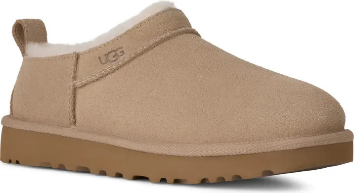 UGG® Classic Micro Genuine Shearling Slipper (Women) | Nordstrom | Nordstrom