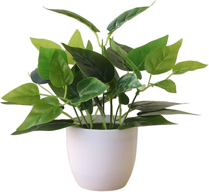 Artificial Flowers,Fresh Artificial Foliage Plant Potted Bonsai Wedding Party Mall Desktop Decor,... | Amazon (US)