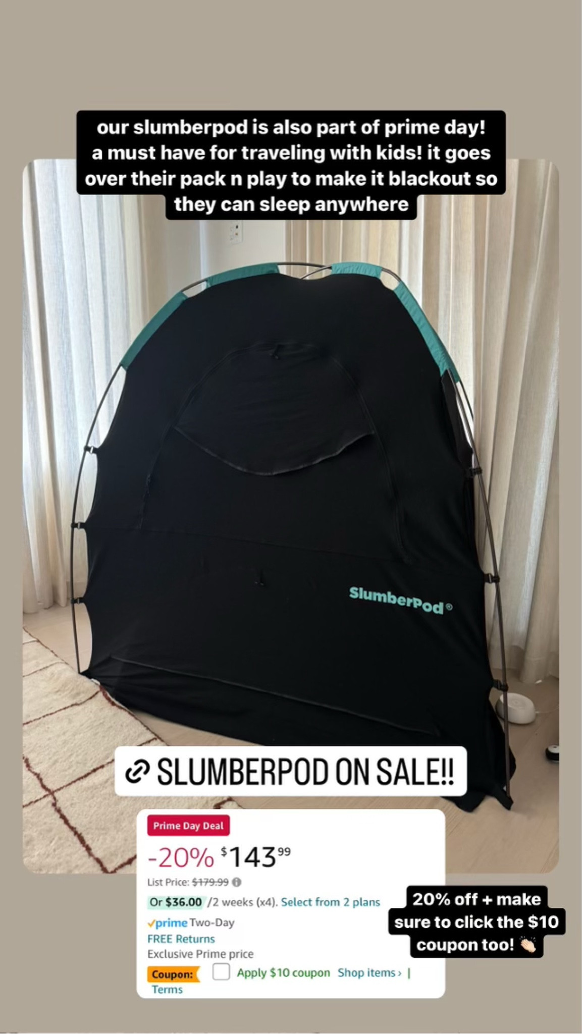 A travel-must have if you have babies! 

Amazon prime days, prime day finds 

#LTKBaby #LTKSaleAlert #LTKKids