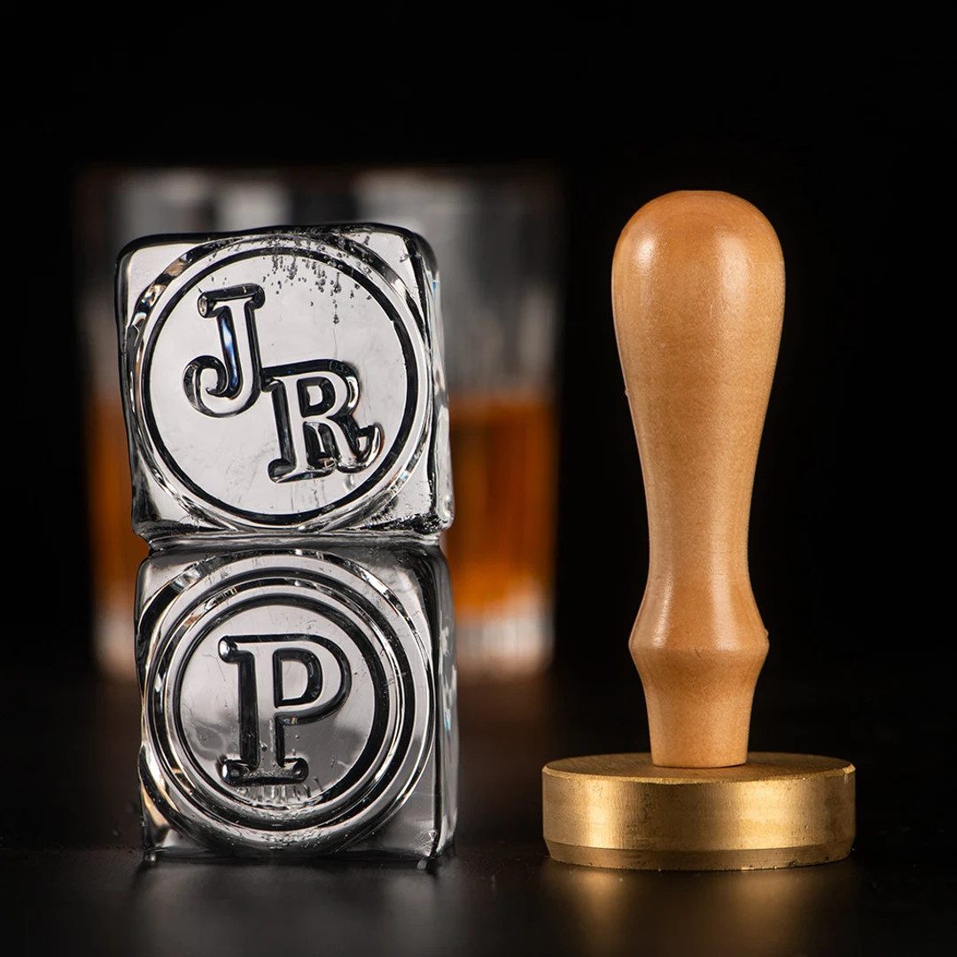 Personalized Ice Stamp, Custom Ice Cube Stamp for Bar,ice Cube Stamp Custom,bar Logo Stamp,busine... | Etsy (US)