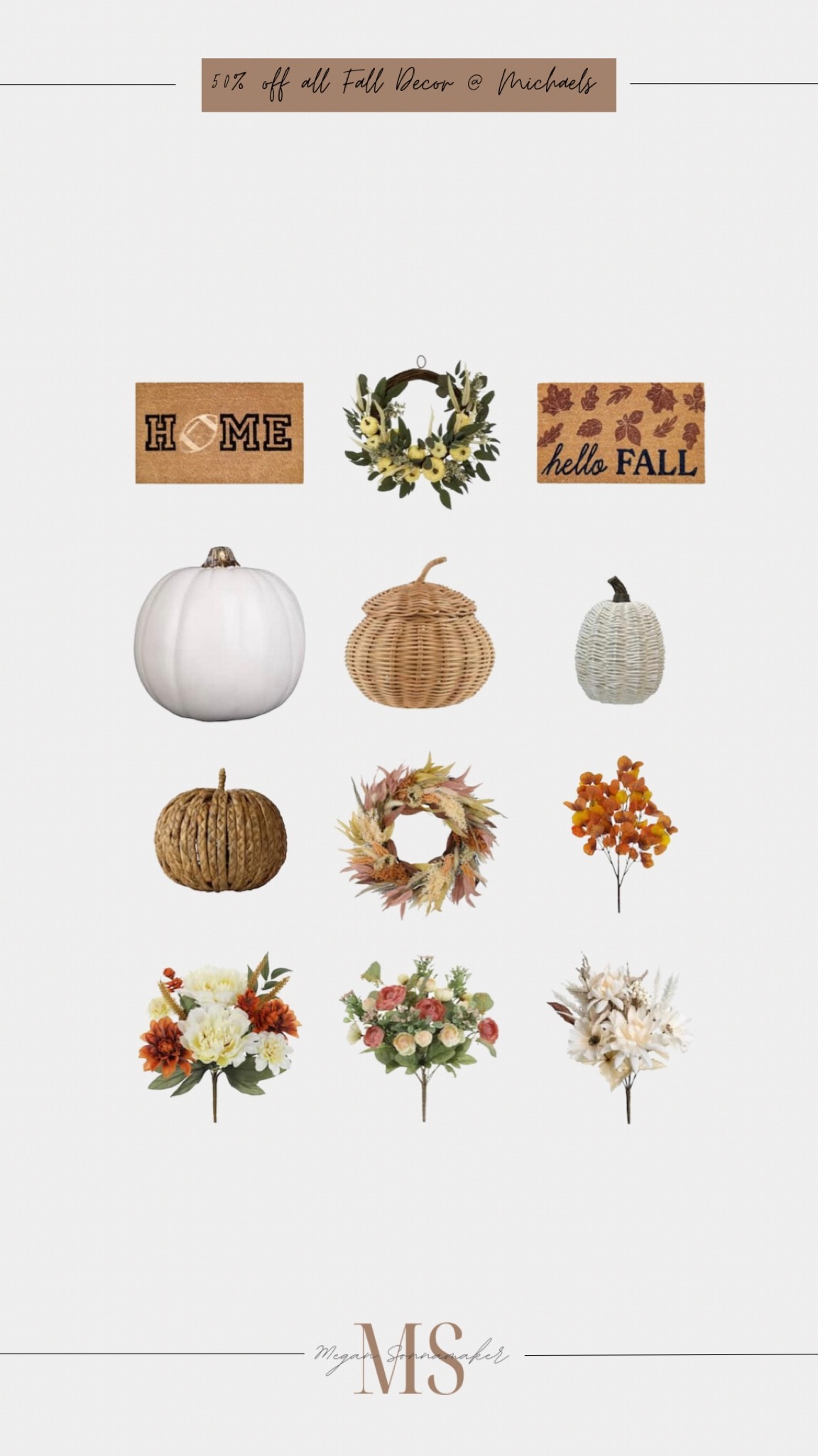 50% off all fall decor at Michael’s! 

#LTKSale #LTKSeasonal