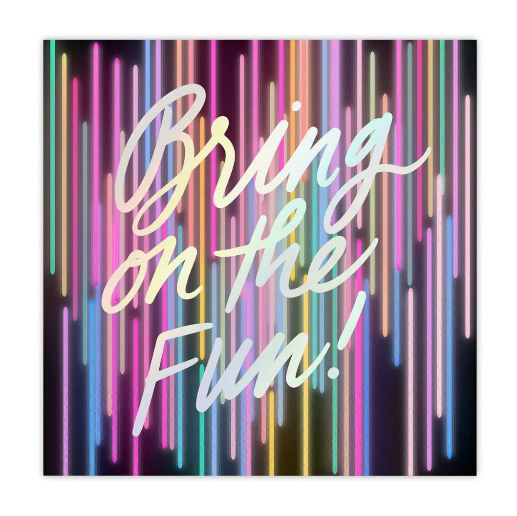 Bring On The Fun Foil Beverage Napkins | Thimblepress