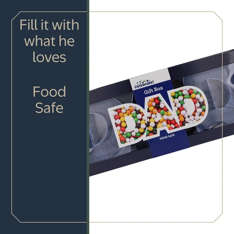 Dad Gift Box, Blue, 17", Father's Day by Way To Celebrate | Walmart (US)