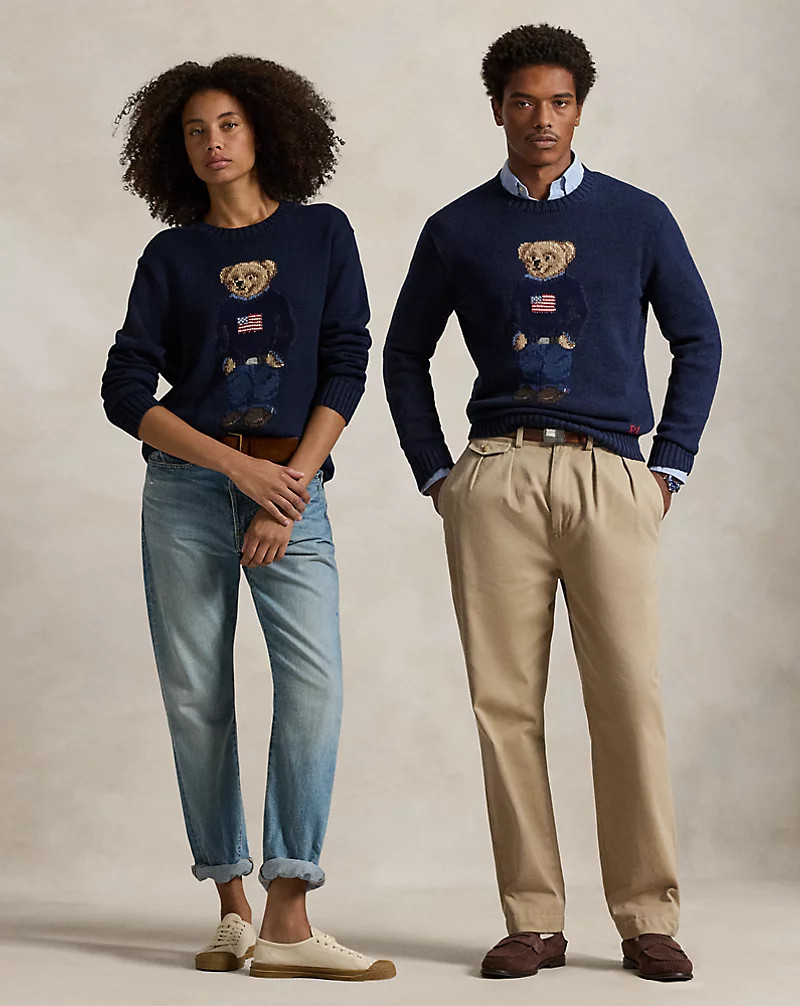 Polo Bear Cotton-Linen Jumper for Men | Ralph Lauren® UK | Ralph Lauren (UK)
