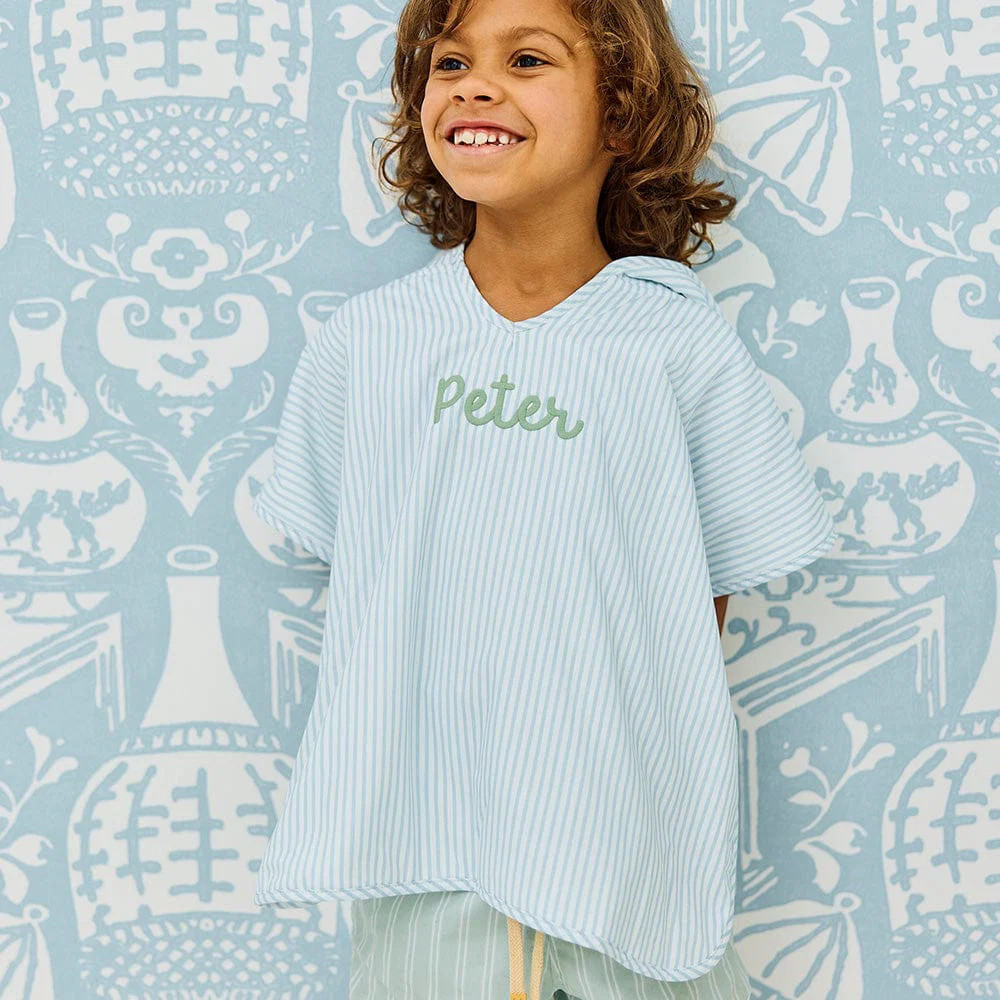 Percale Kids' Poncho | Weezie Towels | Weezie Towels