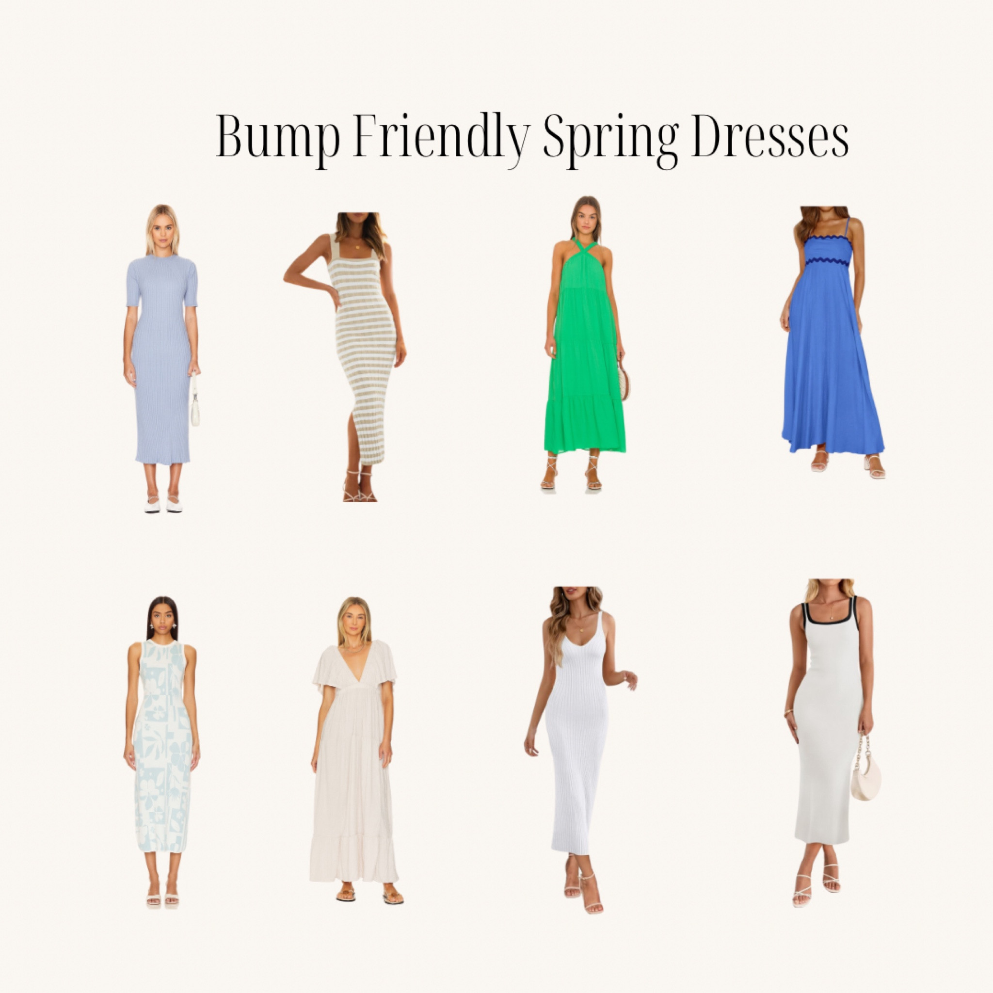 Bump friendly spring dresses

#LTKBump #LTKFindsUnder50 #LTKFindsUnder100