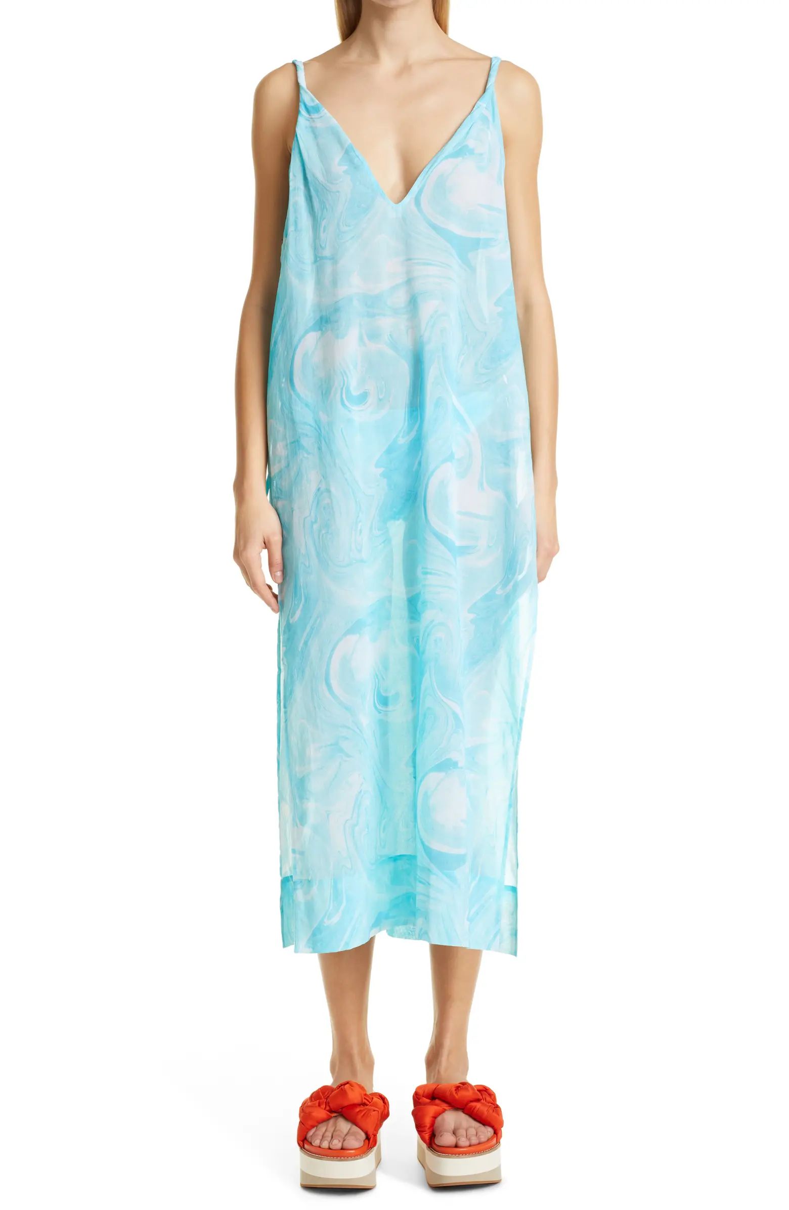 Ganni Organic Cotton Cover-Up Dress | Nordstrom | Nordstrom